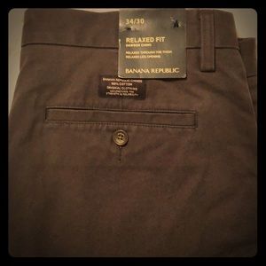 Banana Republic Gray Chinos - New